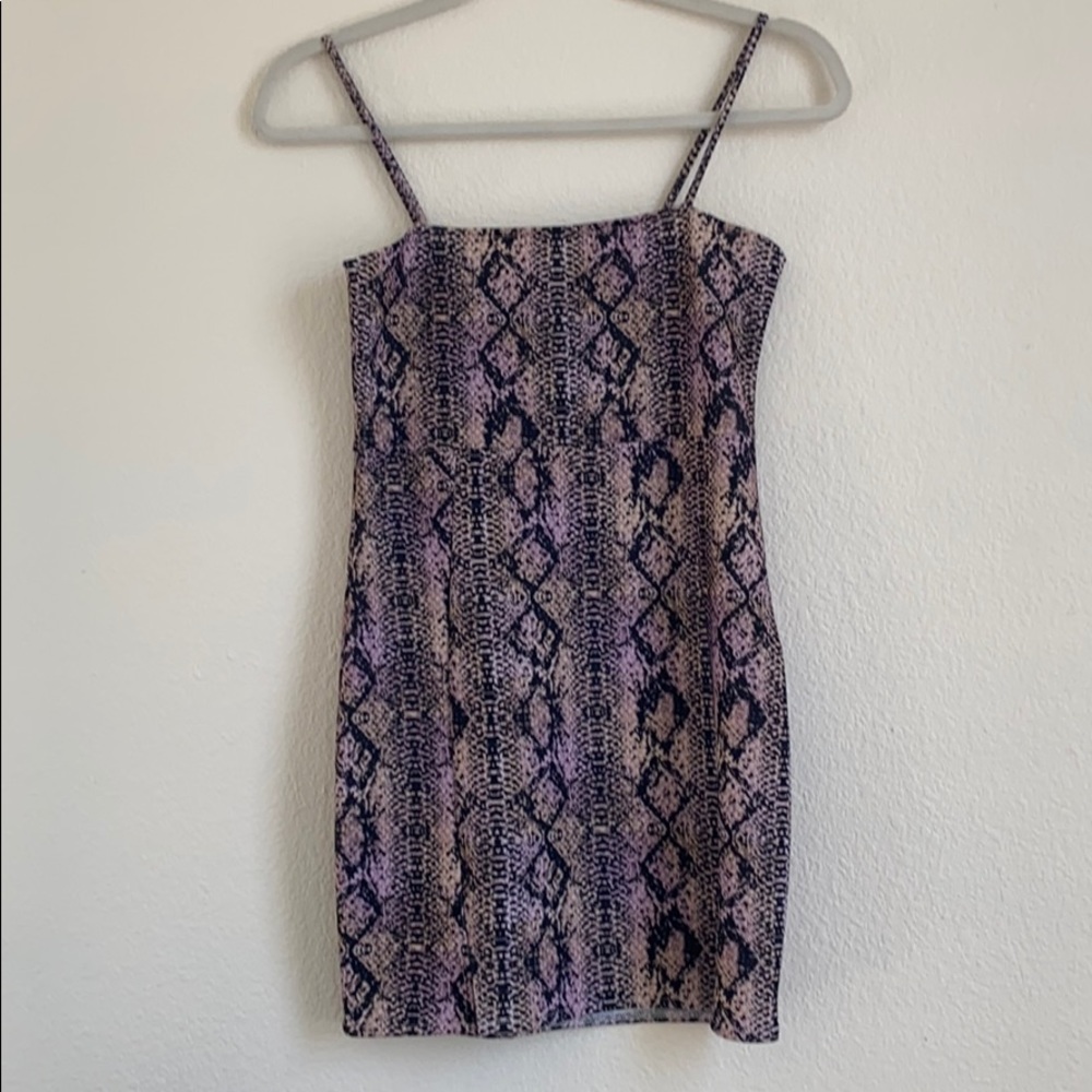 Mini dress animal print